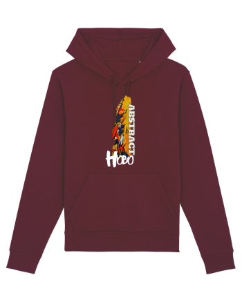 Abstract Hobo Burgundy