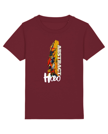 Abstract Hobo Burgundy