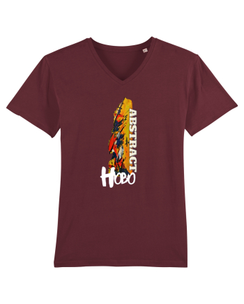 Abstract Hobo Burgundy