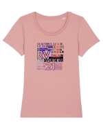 Vanlife Tricou mânecă scurtă guler larg fitted Damă Expresser