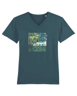 Vanlife Tricou mânecă scurtă guler V Bărbat Presenter