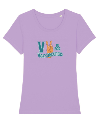 V is for vaccinated Lavender Dawn