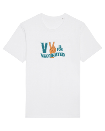 V is for vaccinated White