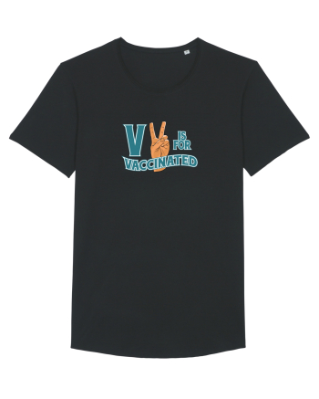 V is for vaccinated Black
