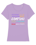 Camping Tricou mânecă scurtă guler larg fitted Damă Expresser