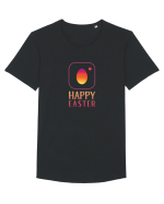 Paște Fericit ! Tricou mânecă scurtă guler larg Bărbat Skater