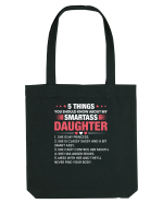 5 Things About My Smartass Daughter Sacoșă textilă