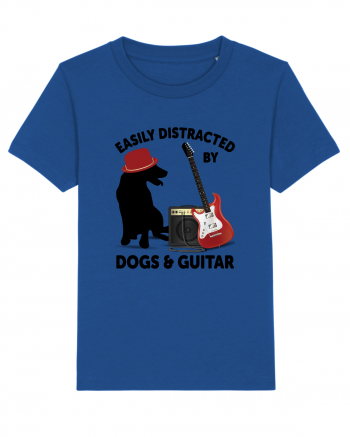 Easily Distracted By Dogs And Guitar Majorelle Blue