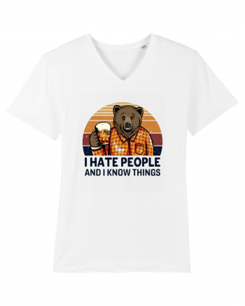 I Hate People And I Know Things White