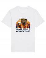 I Hate People And I Know Things Tricou mânecă scurtă Unisex Rocker