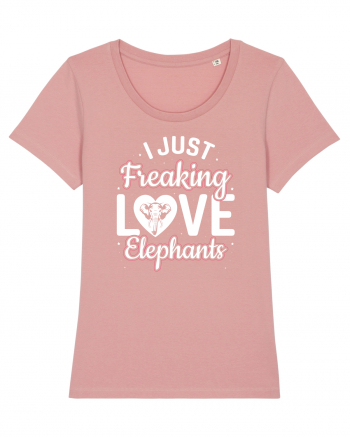 I Just Freaking Love Elephants Canyon Pink