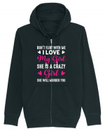 I Love My Girl She Is A Crazy Girl Hanorac cu fermoar Unisex Connector