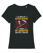 Is There Life After Death Tricou mânecă scurtă guler larg fitted Damă Expresser