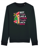 Not Fragile Like A Flower Fragile Like A Bomb Bluză mânecă lungă Unisex Rise