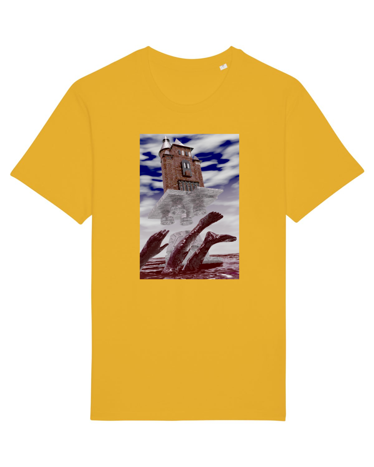 Tricou mânecă scurtă Unisex Rocker Spectra Yellow