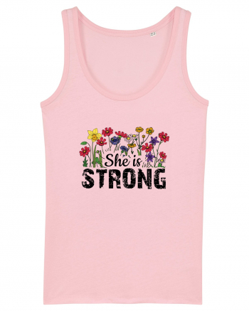 She Is Strong Cotton Pink