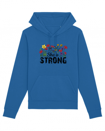She Is Strong Royal Blue
