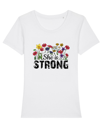She Is Strong White