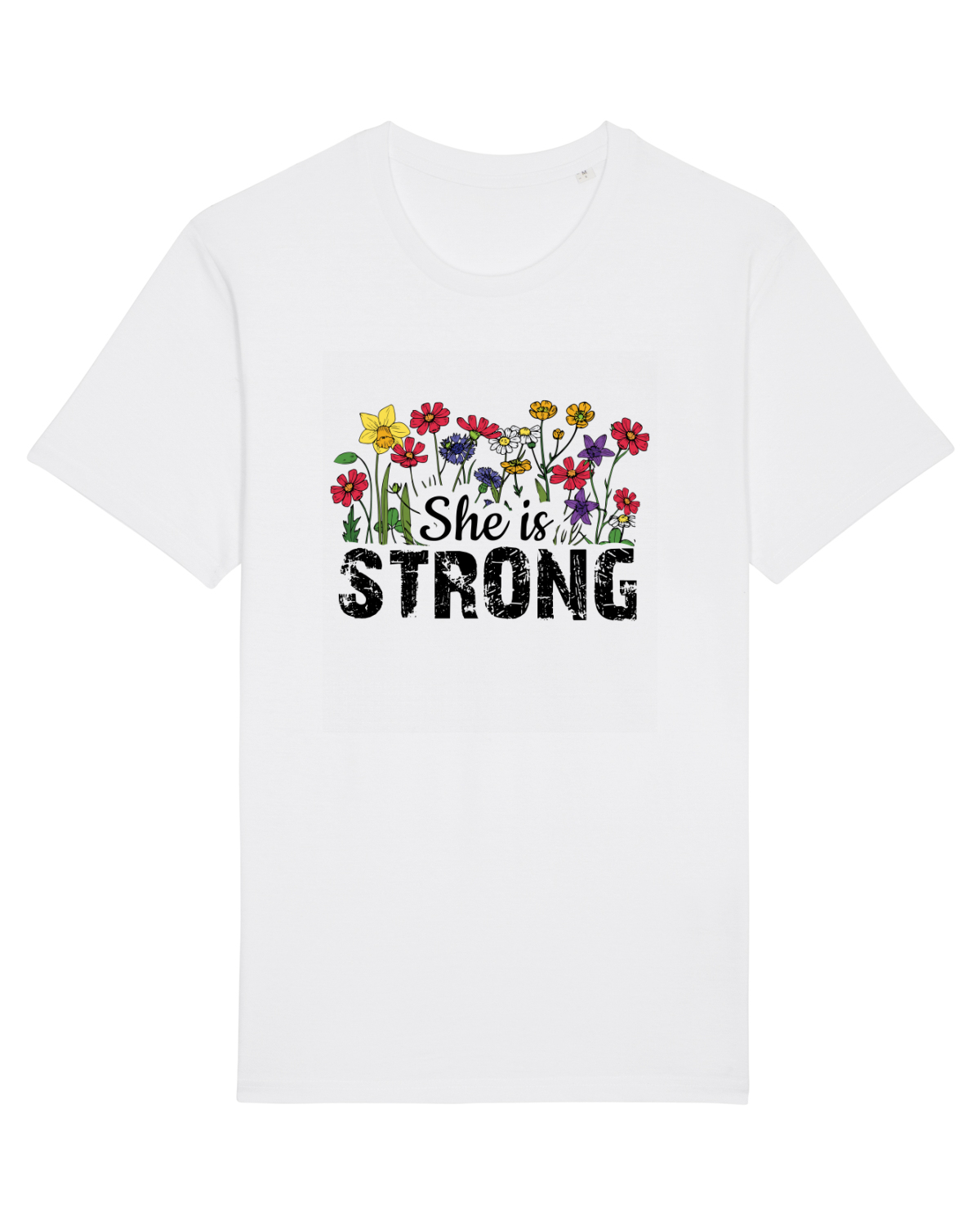 Tricou mânecă scurtă Unisex Rocker White