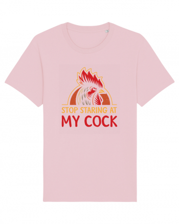 I'm A Simple Man Stop Staring At My Cock Cotton Pink