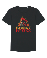 Stop Staring At My Cock Tricou mânecă scurtă guler larg Bărbat Skater