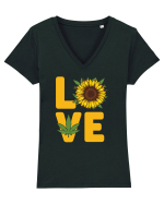 Summer Love Tricou mânecă scurtă guler V Damă Evoker