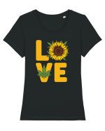 Summer Love Tricou mânecă scurtă guler larg fitted Damă Expresser