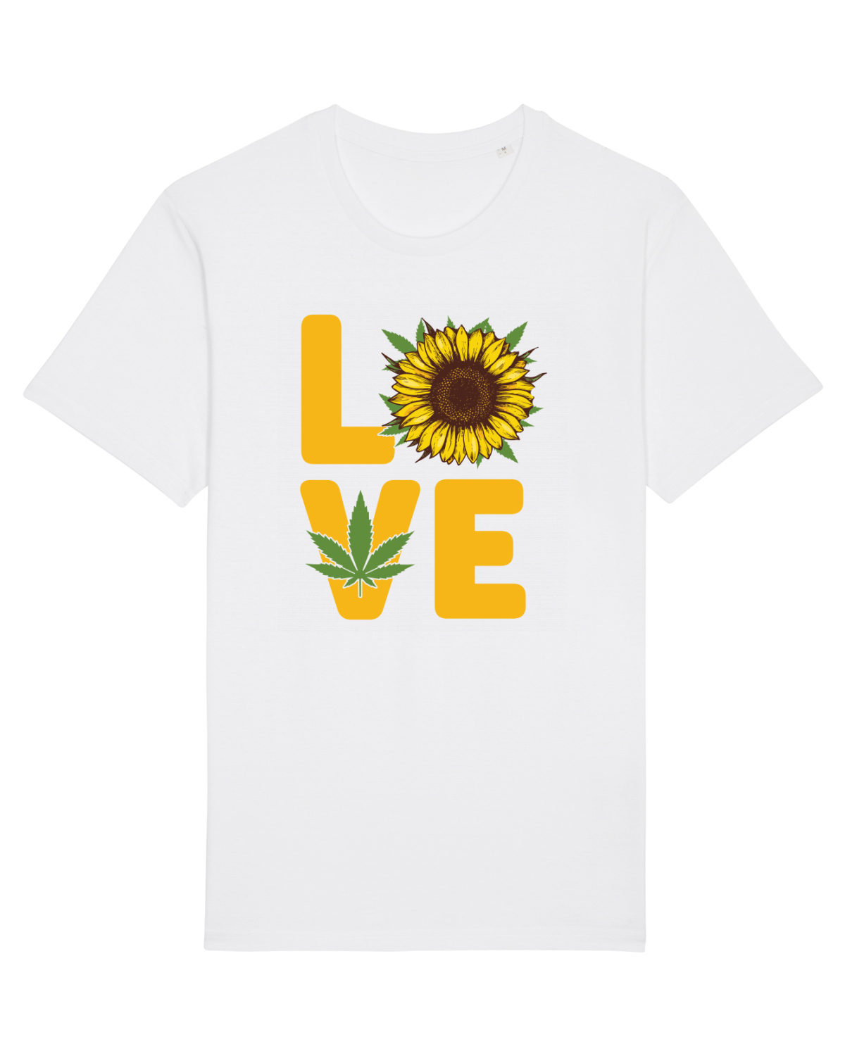 Tricou mânecă scurtă Unisex Rocker White