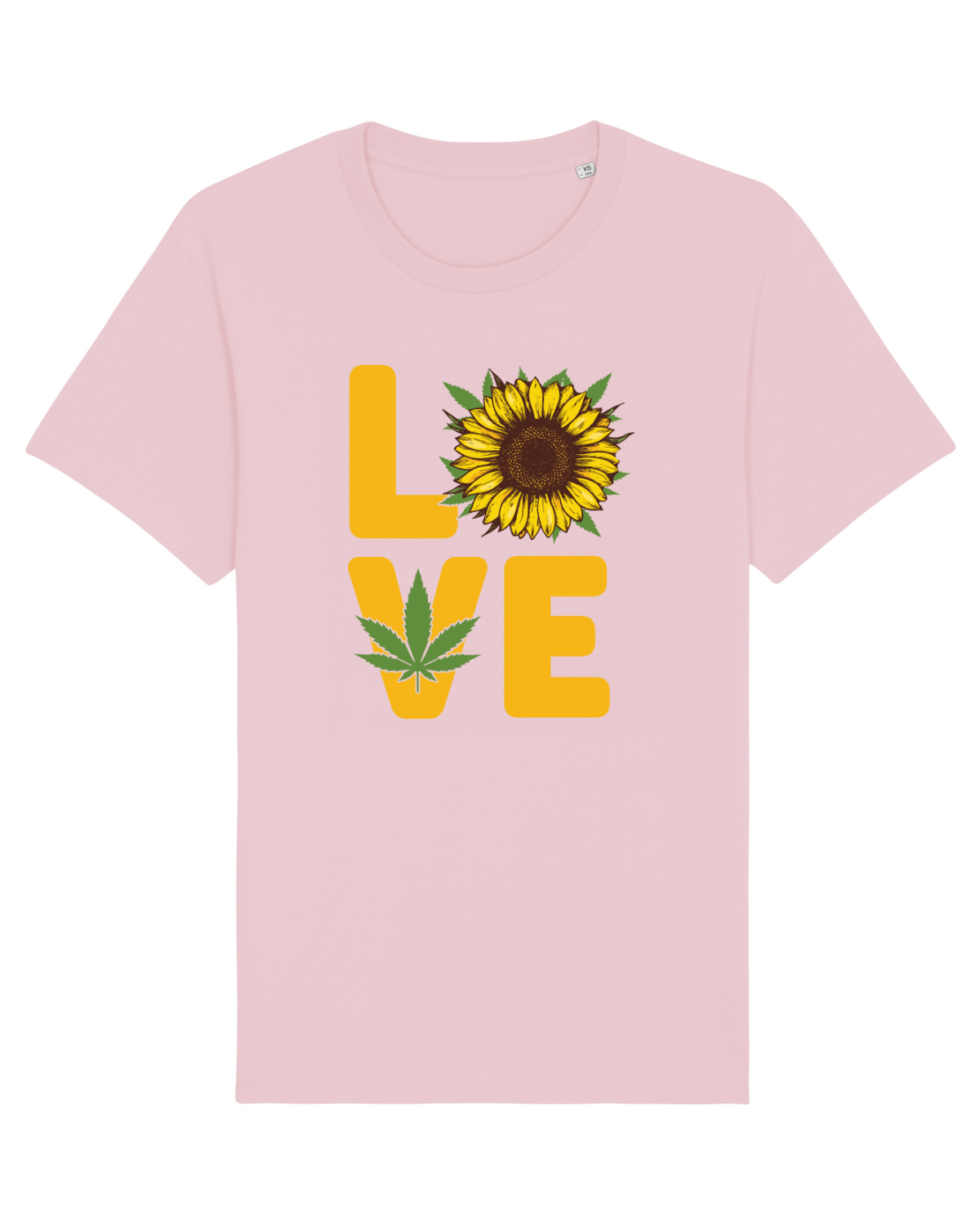 Tricou mânecă scurtă Unisex Rocker Cotton Pink