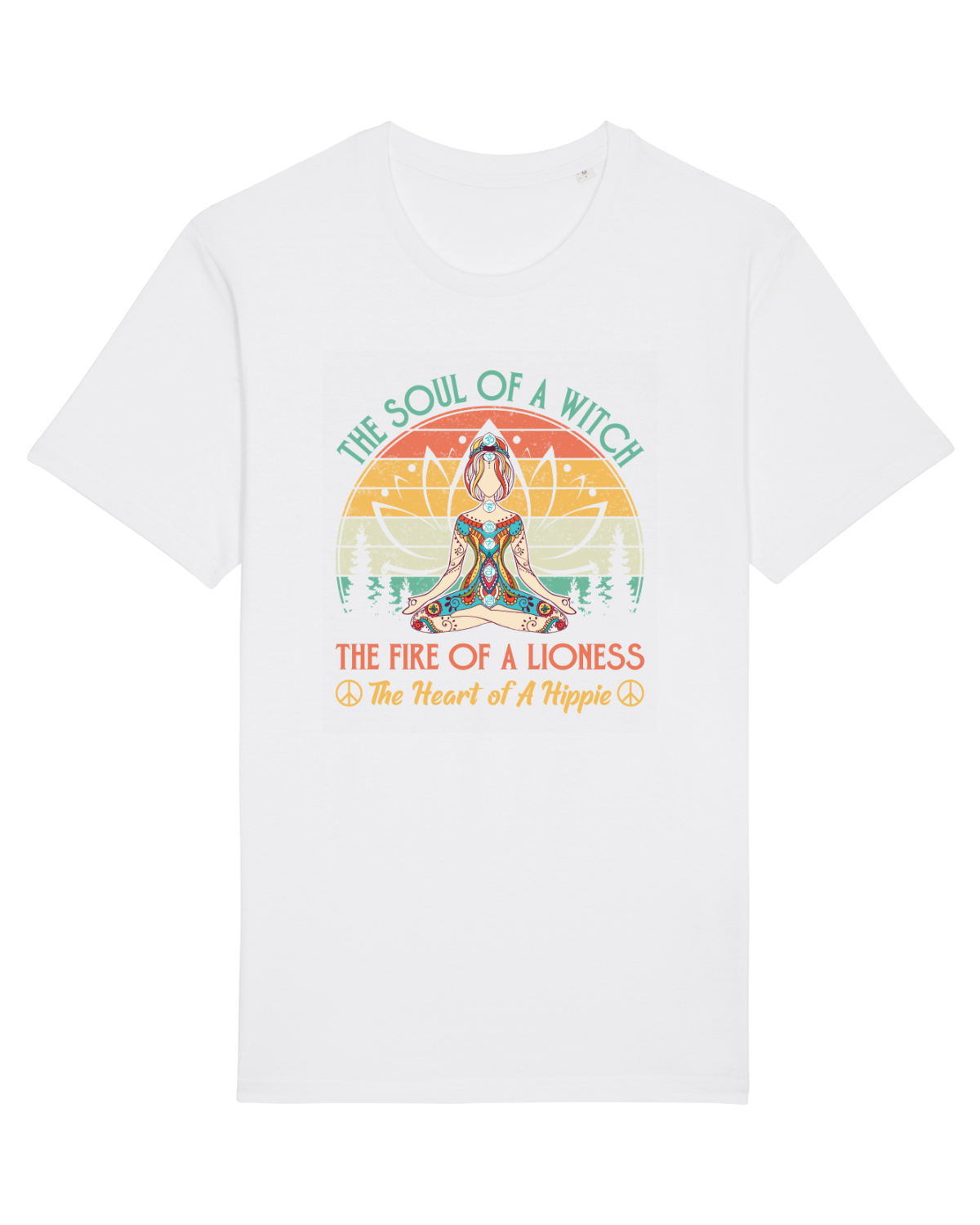 Tricou mânecă scurtă Unisex Rocker White