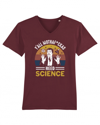 Y'all Mothaf'ckas Need Science Burgundy