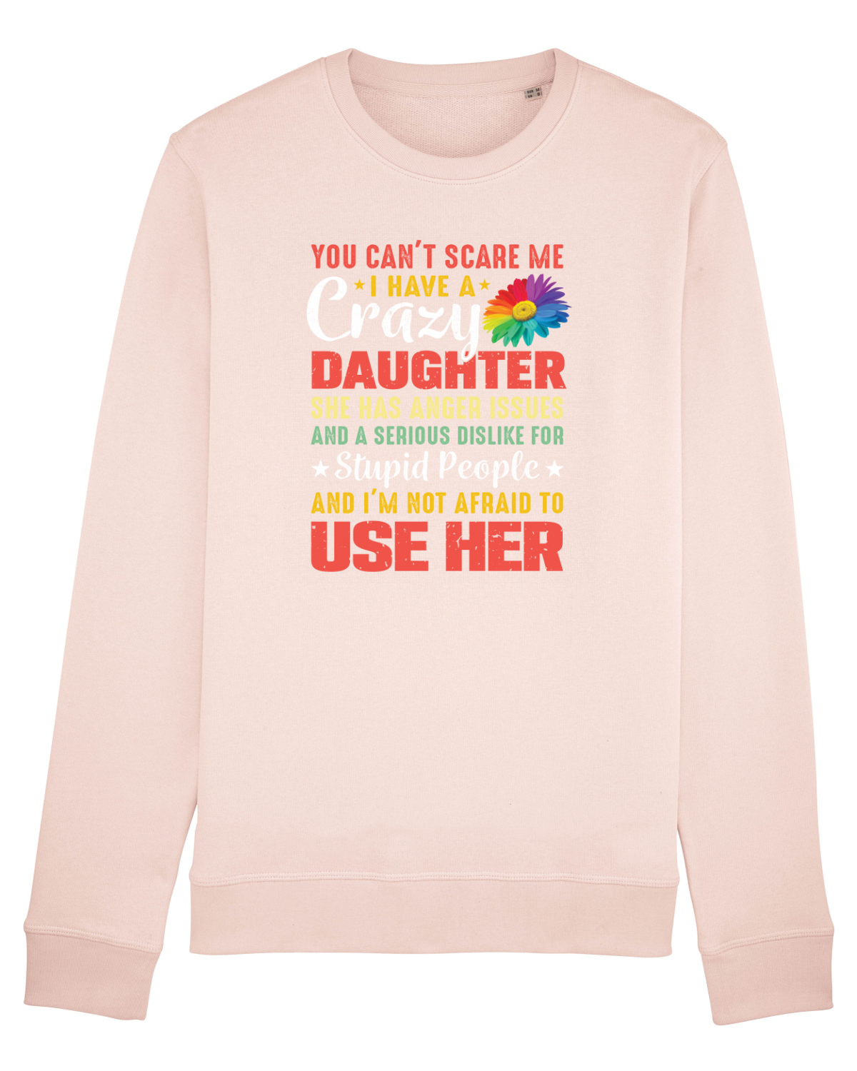Bluză mânecă lungă Unisex Rise Candy Pink