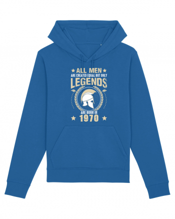 All Men Are Equal Legends Are Born In 1970 Royal Blue