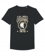All Men Are Equal Legends Are Born In 1973 Tricou mânecă scurtă guler larg Bărbat Skater