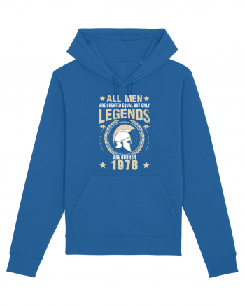 All Men Are Equal Legends Are Born In 1978 Royal Blue