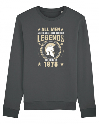 All Men Are Equal Legends Are Born In 1978 Anthracite