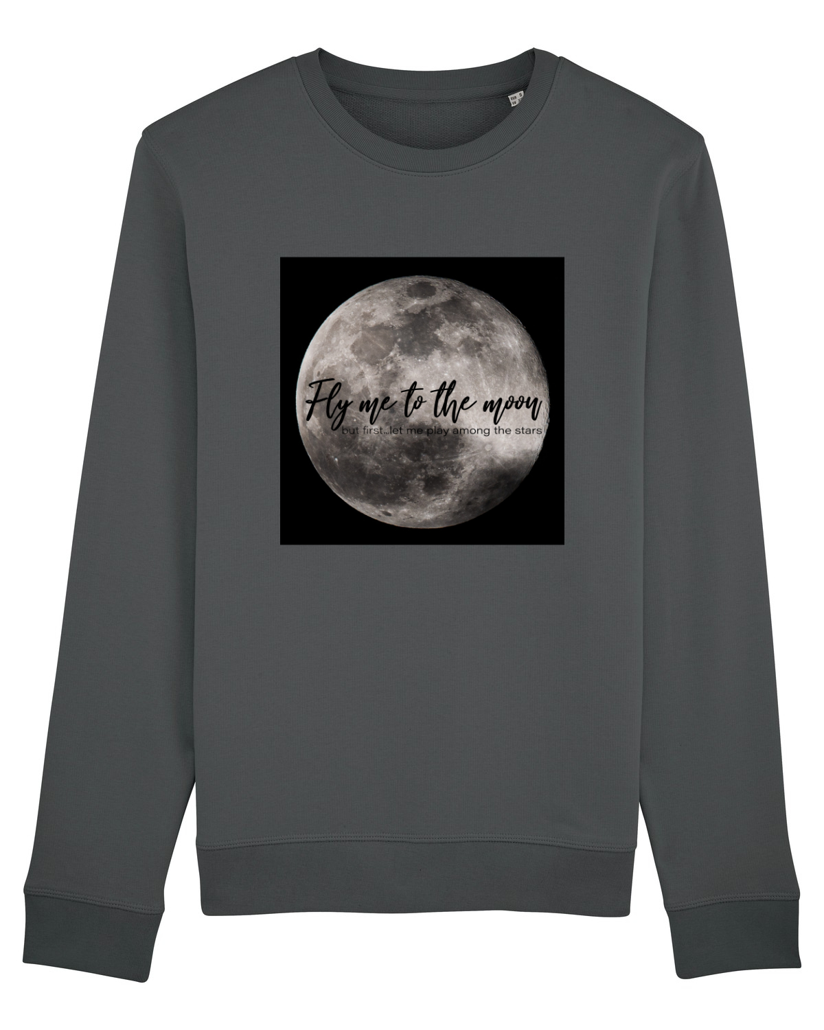 Bluză mânecă lungă Unisex Rise Anthracite