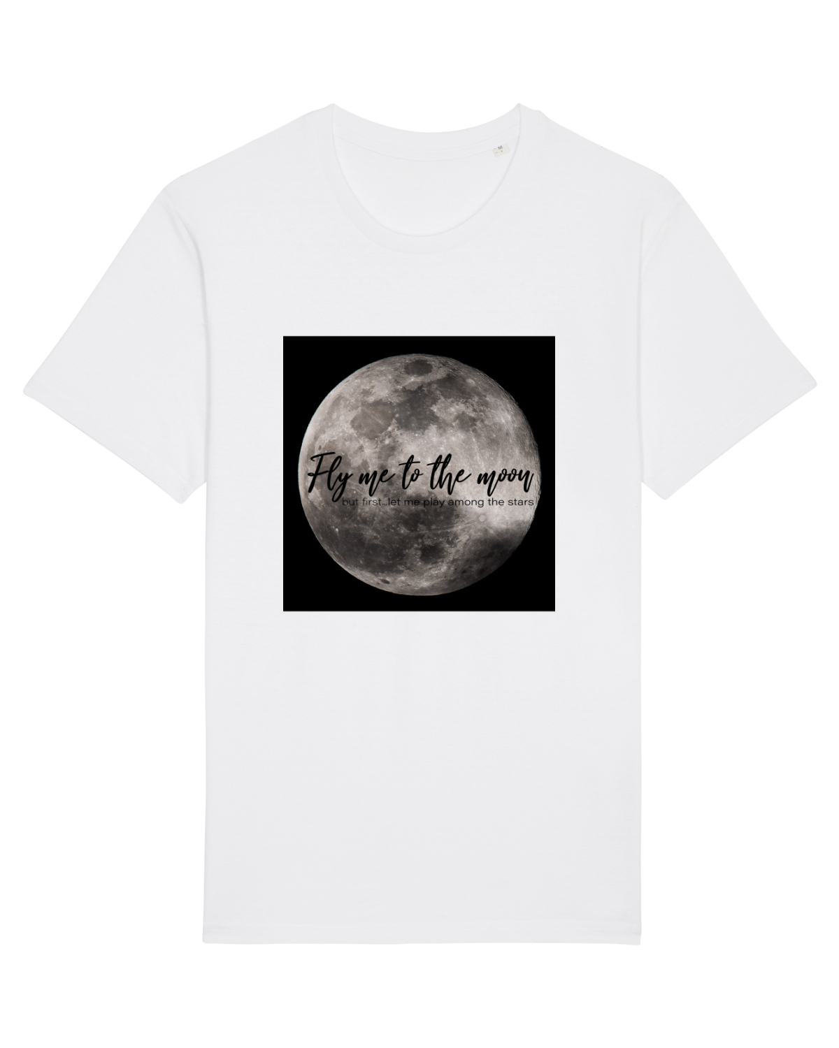 Tricou mânecă scurtă Unisex Rocker White