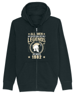 All Men Are Equal Legends Are Born In 1982 Hanorac cu fermoar Unisex Connector