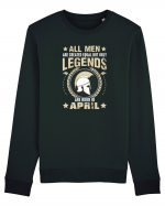 All Men Are Equal Legends Are Born In April Bluză mânecă lungă Unisex Rise