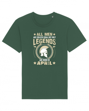 All Men Are Equal Legends Are Born In April Bottle Green