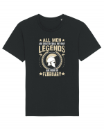 All Men Are Equal Legends Are Born In February Tricou mânecă scurtă Unisex Rocker