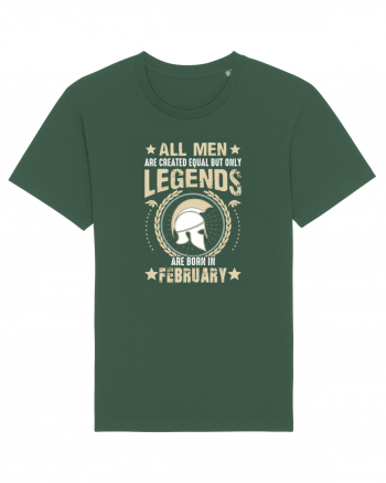 All Men Are Equal Legends Are Born In February Bottle Green