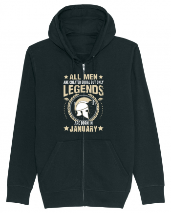 All Men Are Equal Legends Are Born In January Black