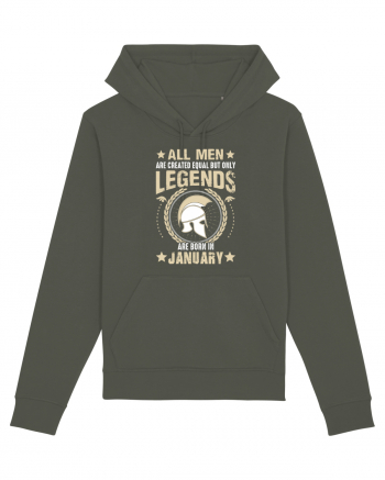 All Men Are Equal Legends Are Born In January Khaki