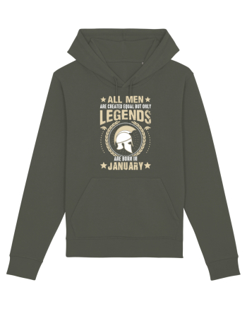 All Men Are Equal Legends Are Born In January Khaki