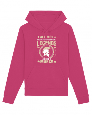 All Men Are Equal Legends Are Born In March Raspberry