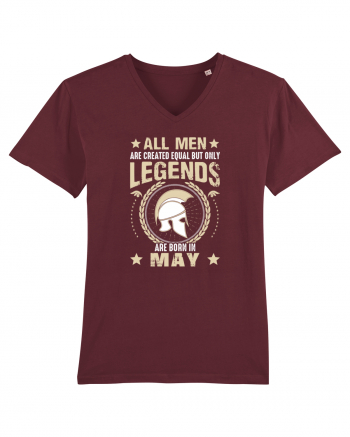 All Men Are Equal Legends Are Born In May Burgundy