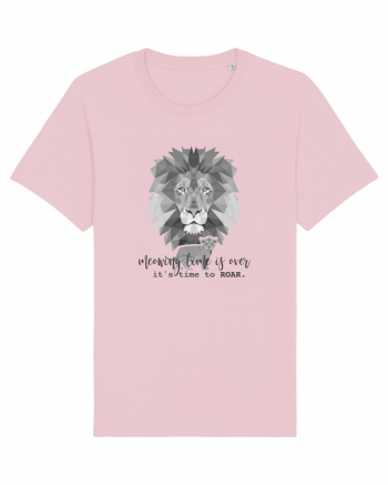 Lion - It's time to roar Cotton Pink