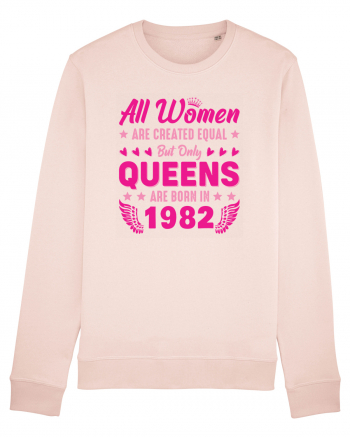 All Women Are Equal Queens Are Born In 1982 Candy Pink
